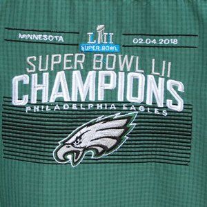 Eagles Superbowl short sleeve polo Shirt